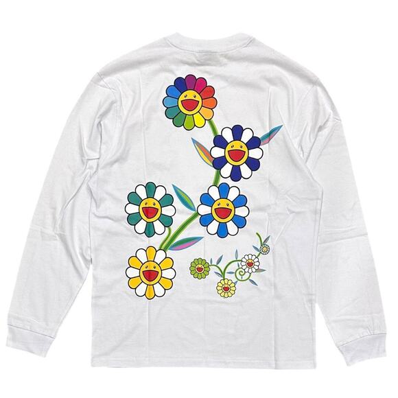 BLACKPINK Unisex X Takashi Murakami Panda Flower Long Sleeve Tee T-Shirt - Picture 2 of 5